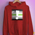 Agender Pride Flag Exclamation Point Hoodie - Red